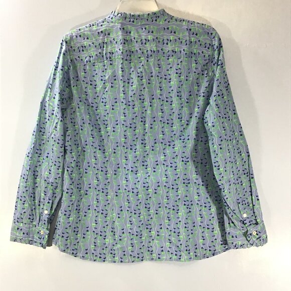 Talbots Half Button Blouse - Picture 2 of 4